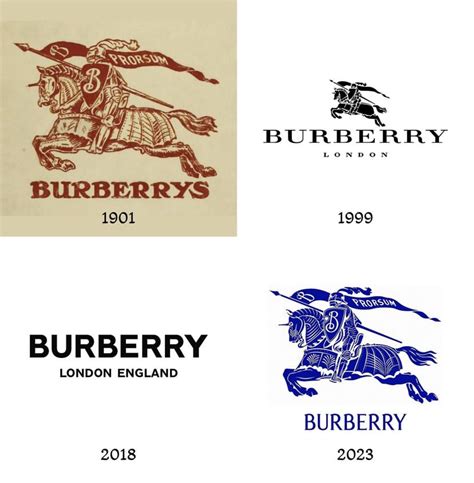 burberry logo old and new|burberry logos over the years.